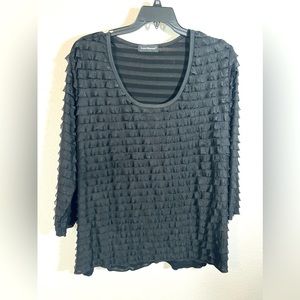 💙 Travel Elements Plus Size Ruffle Top Size 3X